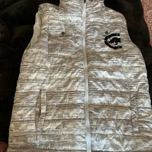 Ecko unltd bomber vest with hoodie
